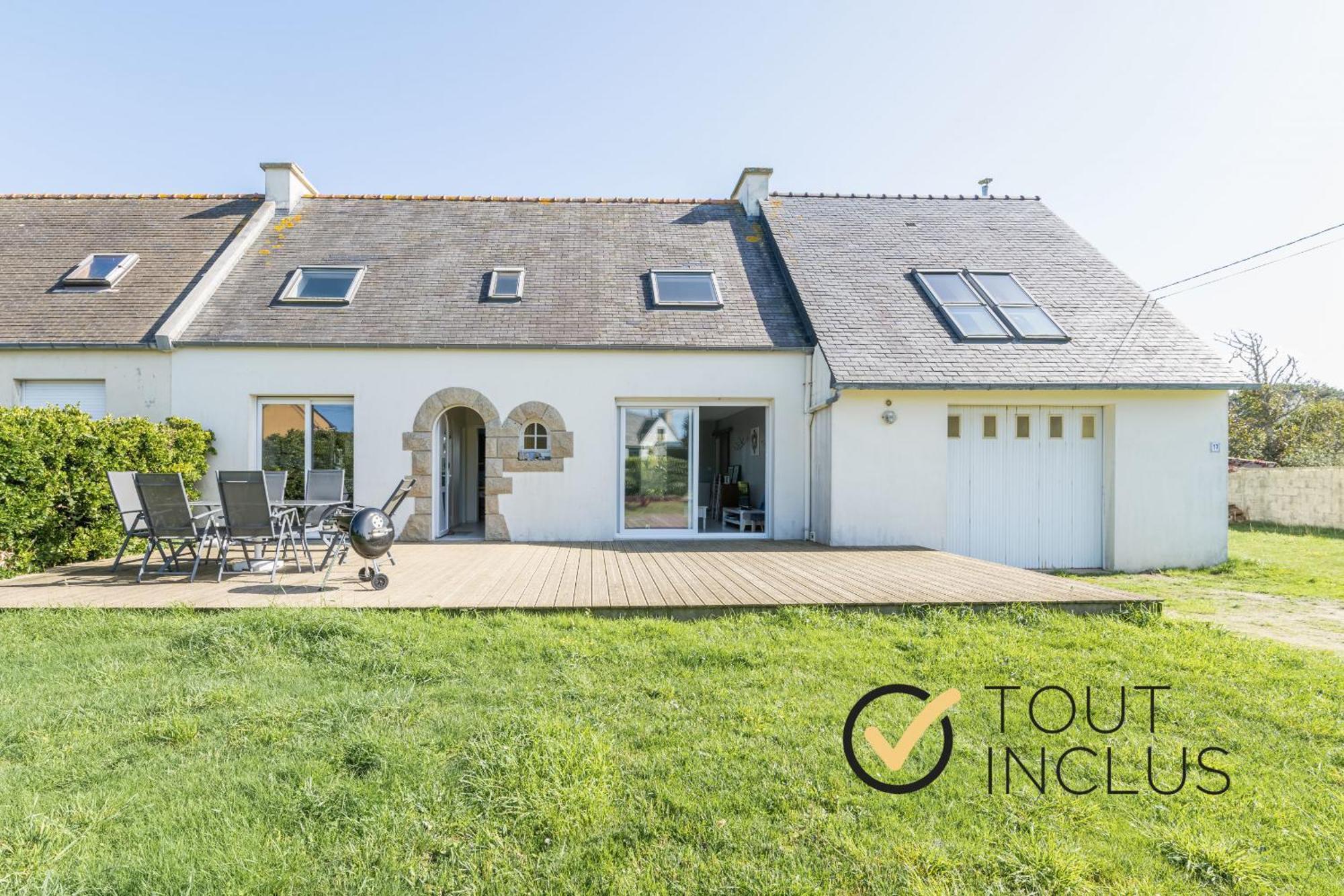 Ty Mor Bras - Maison Familiale A 2 Pas De La Plage Portsall Exterior photo